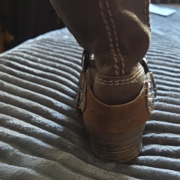 BED|STU Distressed Brown Heeled Boots In A Size 9* - Picture 7 of 11